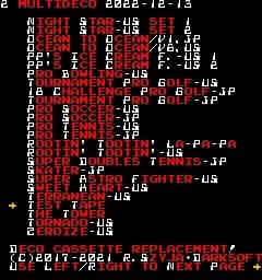 데코 카세트 시스템 ROM 멀티게임 (다크소프트)