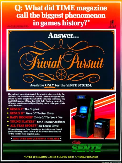Trivial Pursuit (Volumen V, Spanish, Maibesa hardware)